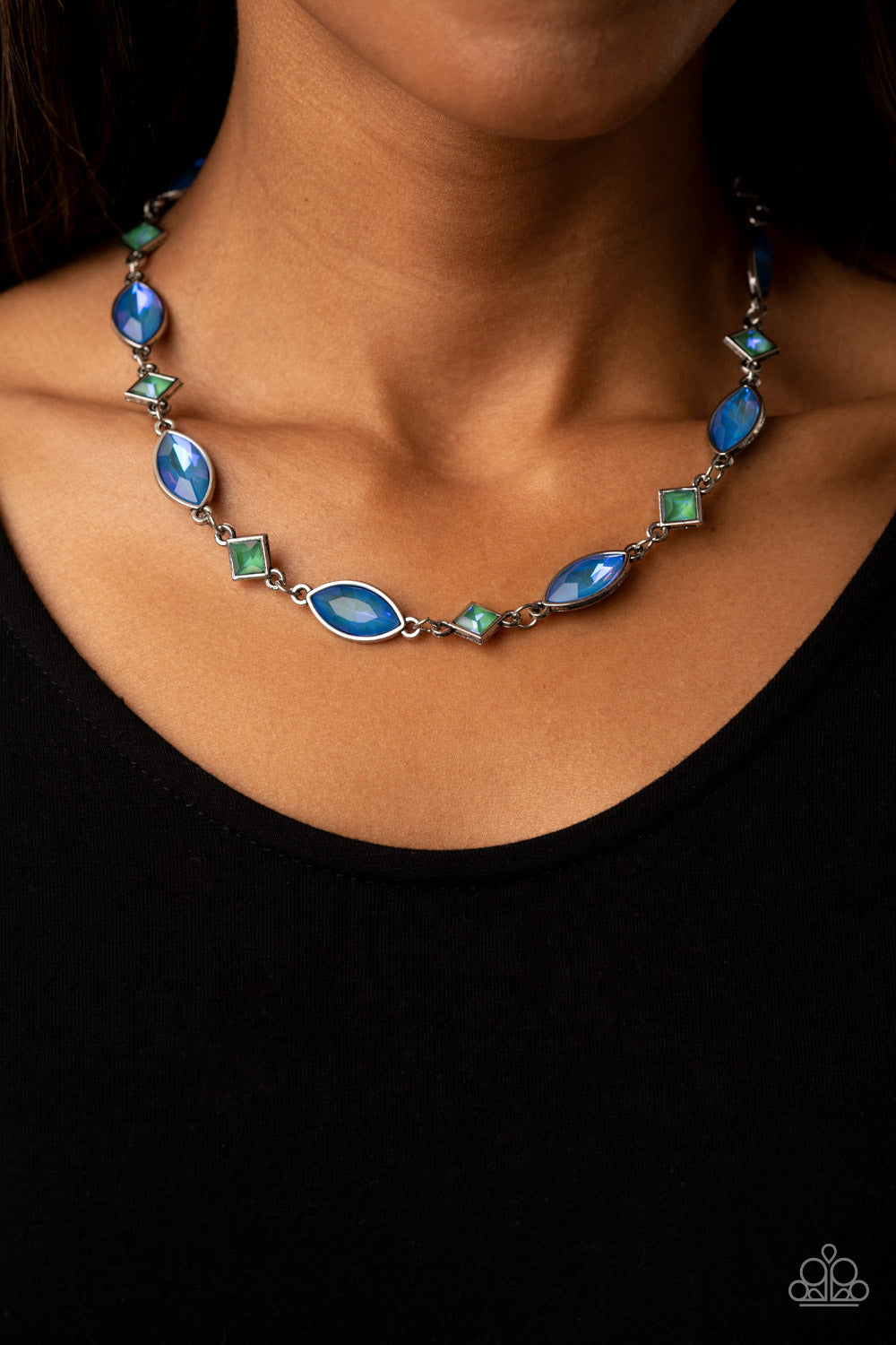Prismatic Reinforcements - Multi Paparazzi Necklace