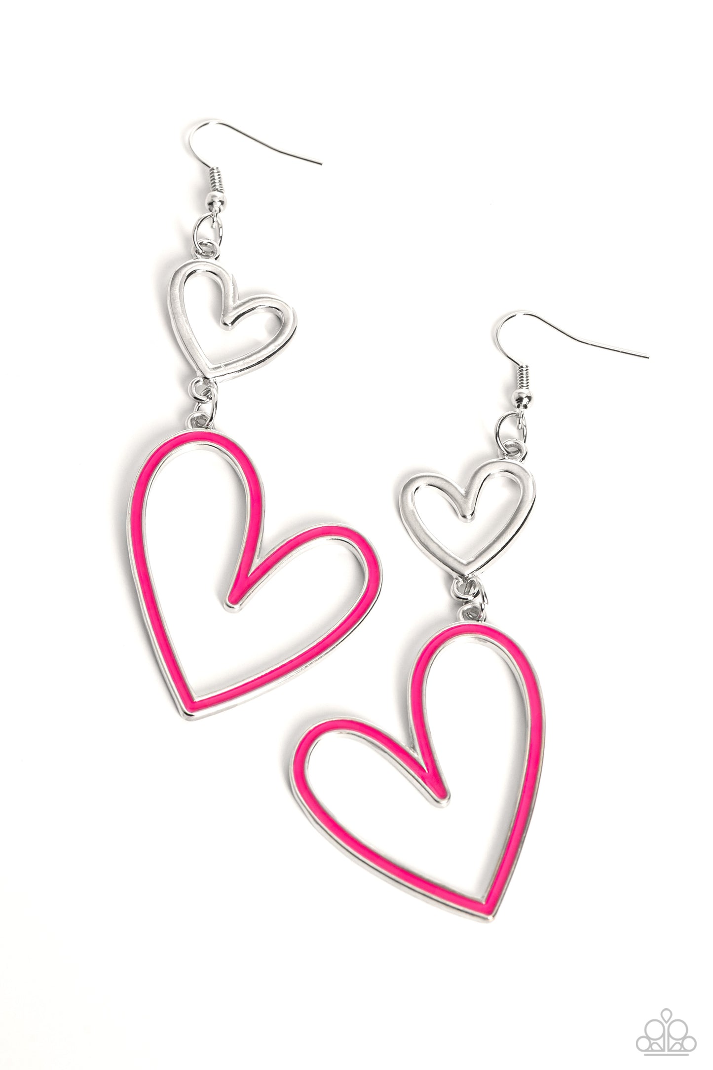 Paparazzi Pristine Pizzazz - Pink Earrings