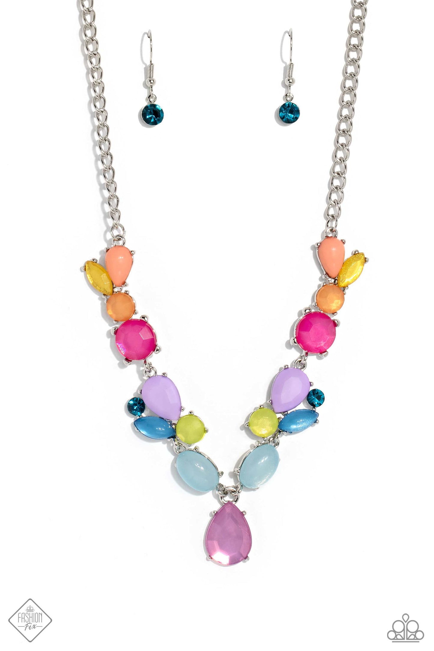 Paparazzi Puzzled Production - Multi Necklace