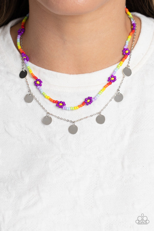 Rainbow Dash - Purple Paparazzi Necklace