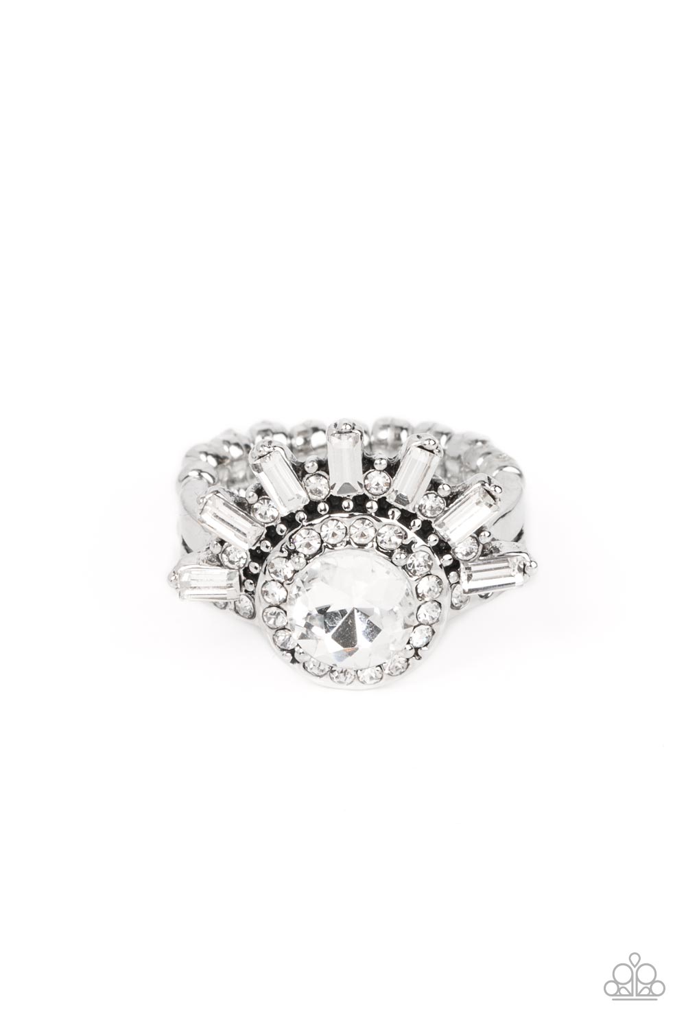 Ravishing Radiance - White Paparazzi Ring