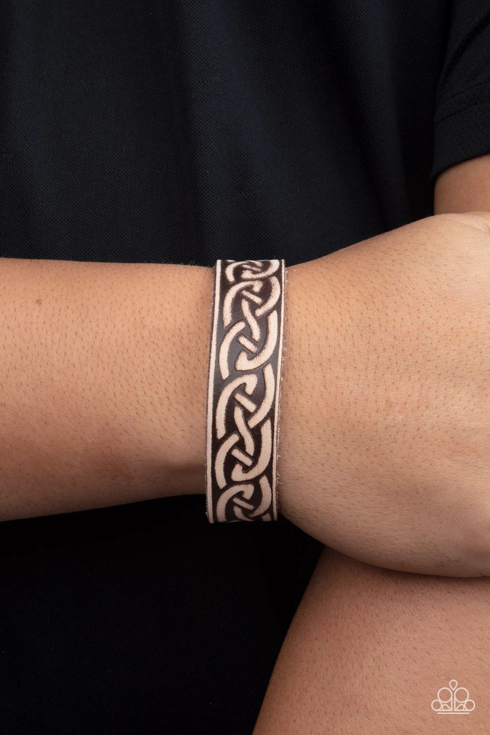 Paparazzi Rebel Runes - Brown Bracelet