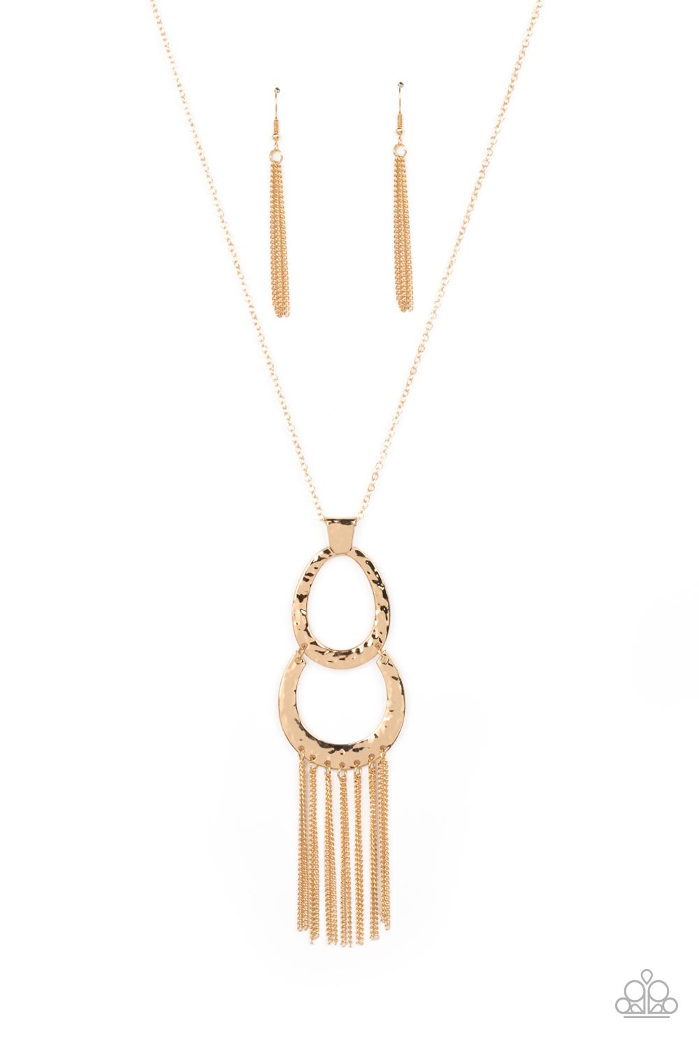 Reeling in Relics - Gold Paparazzi Necklace