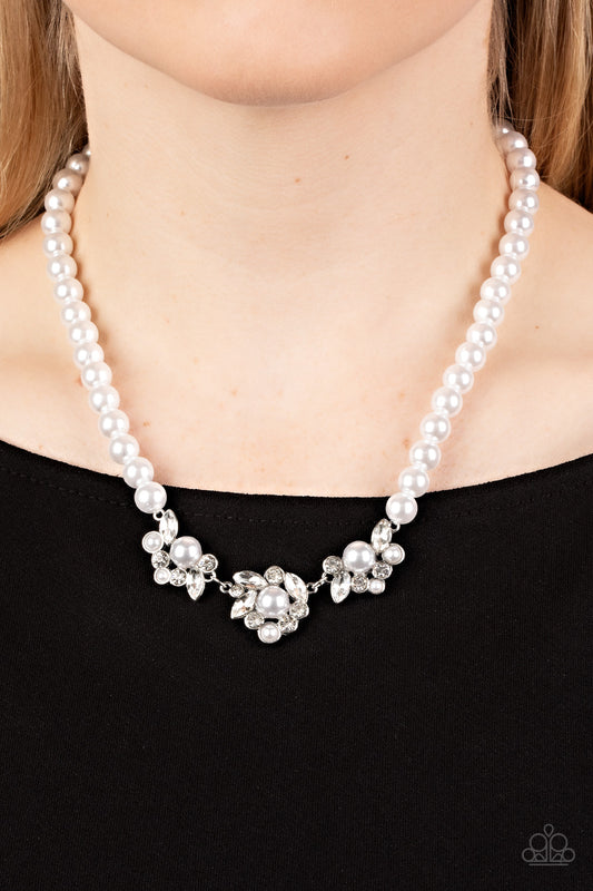 Paparazzi Royal Renditions - White Necklace