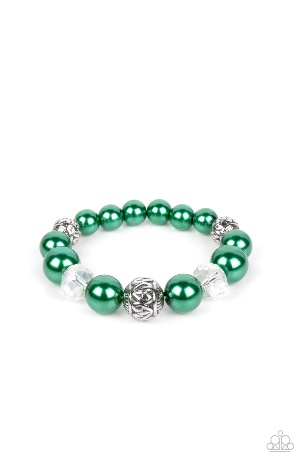 Paparazzi Royal Reward - Green Bracelet