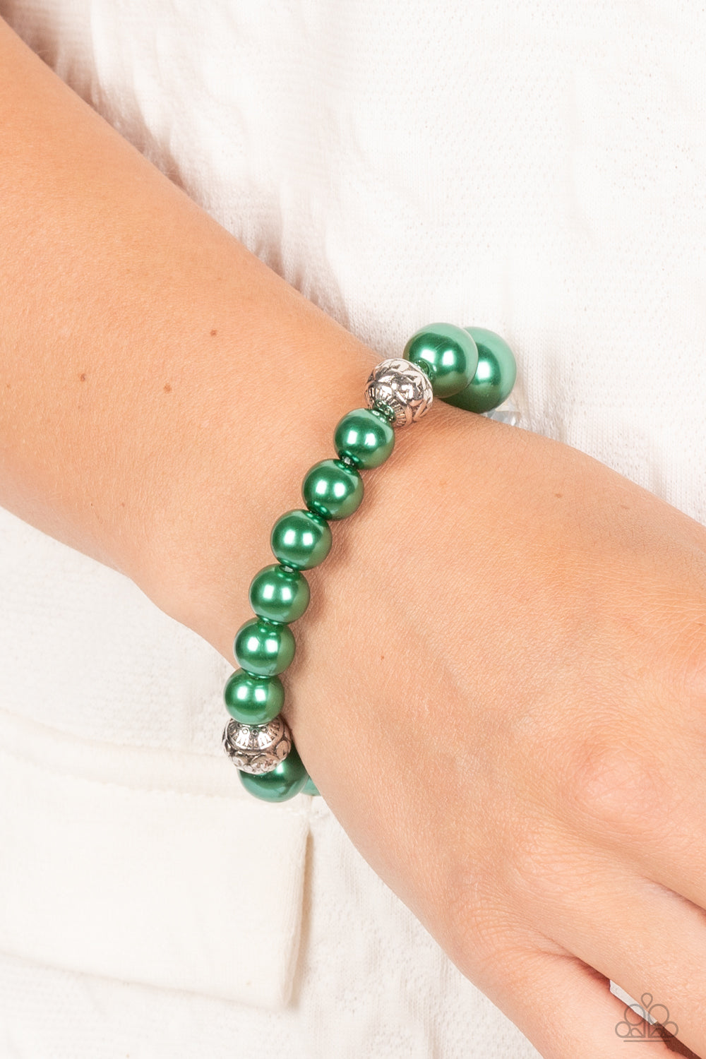 Paparazzi Royal Reward - Green Bracelet