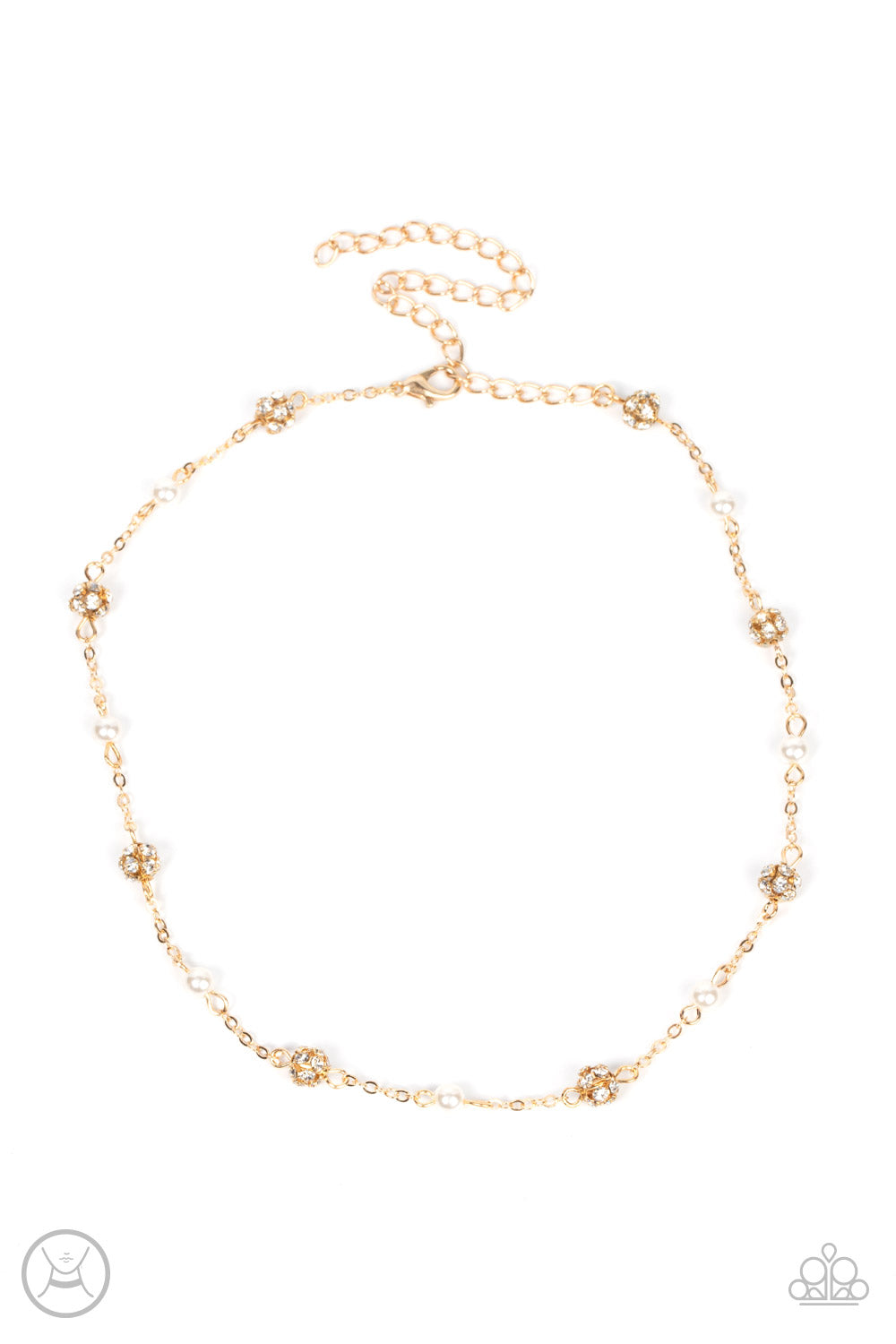 Rumored Romance - Gold Paparazzi Necklace