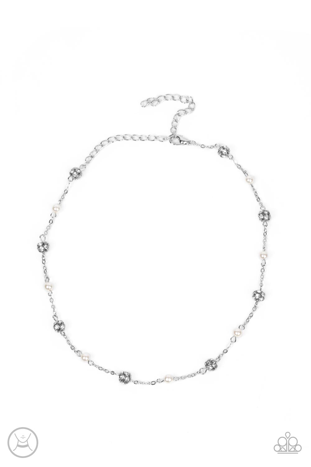 Rumored Romance - White Paparazzi Necklace