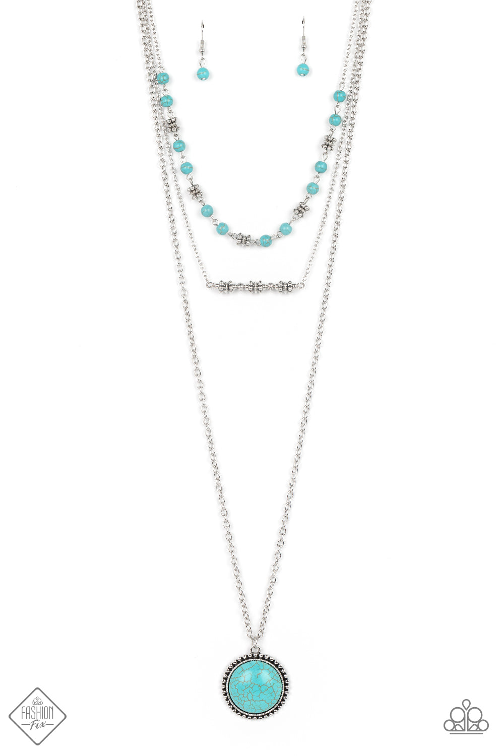 Paparazzi Sahara Symphony - Blue Necklace