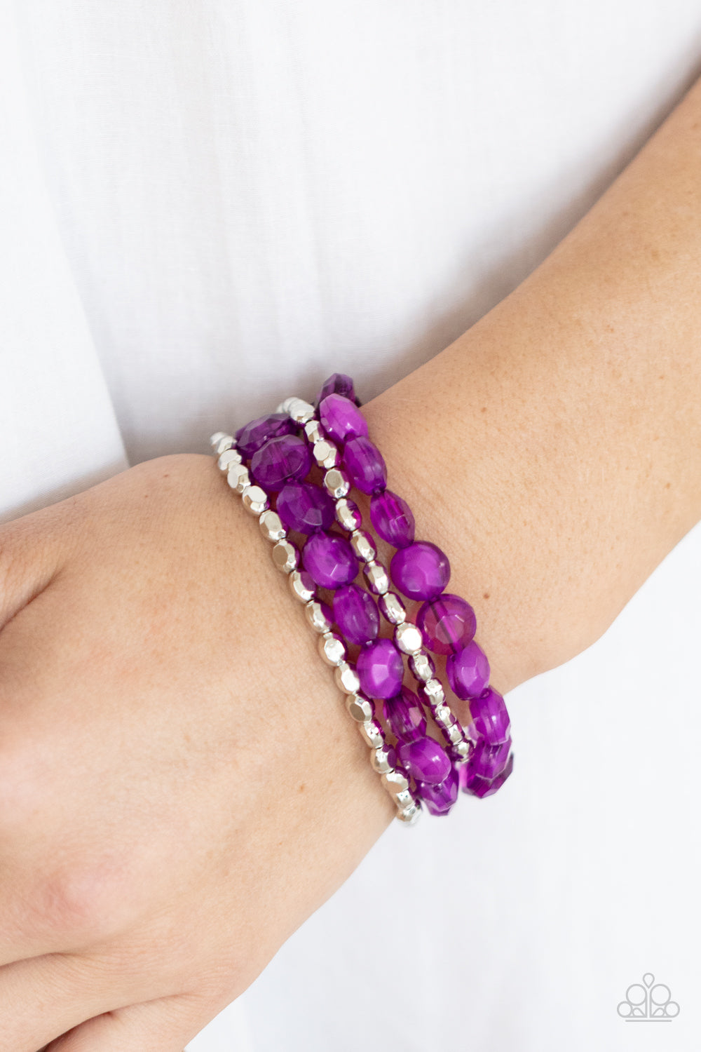 Seaside Siesta - Purple Paparazzi Bracelet