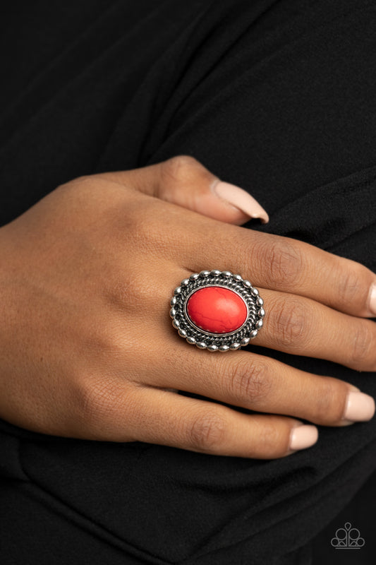 Sedona Soul - Red Paparazzi Ring