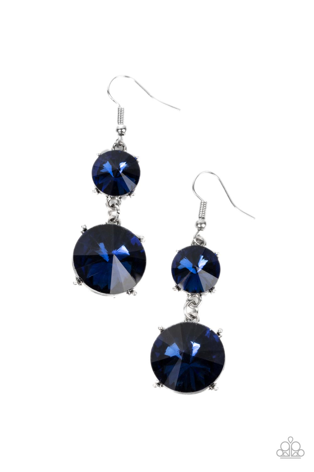 Paparazzi Sizzling Showcase - Blue Earrings