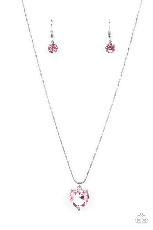 Paparazzi Smitten with Style - Pink Necklace