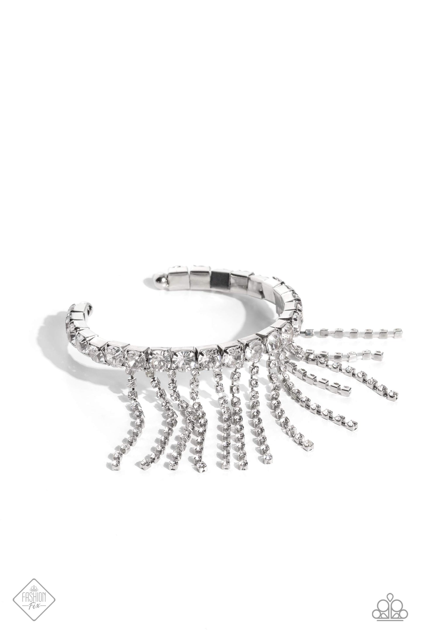 Paparazzi Stardust Shower - White Bracelet