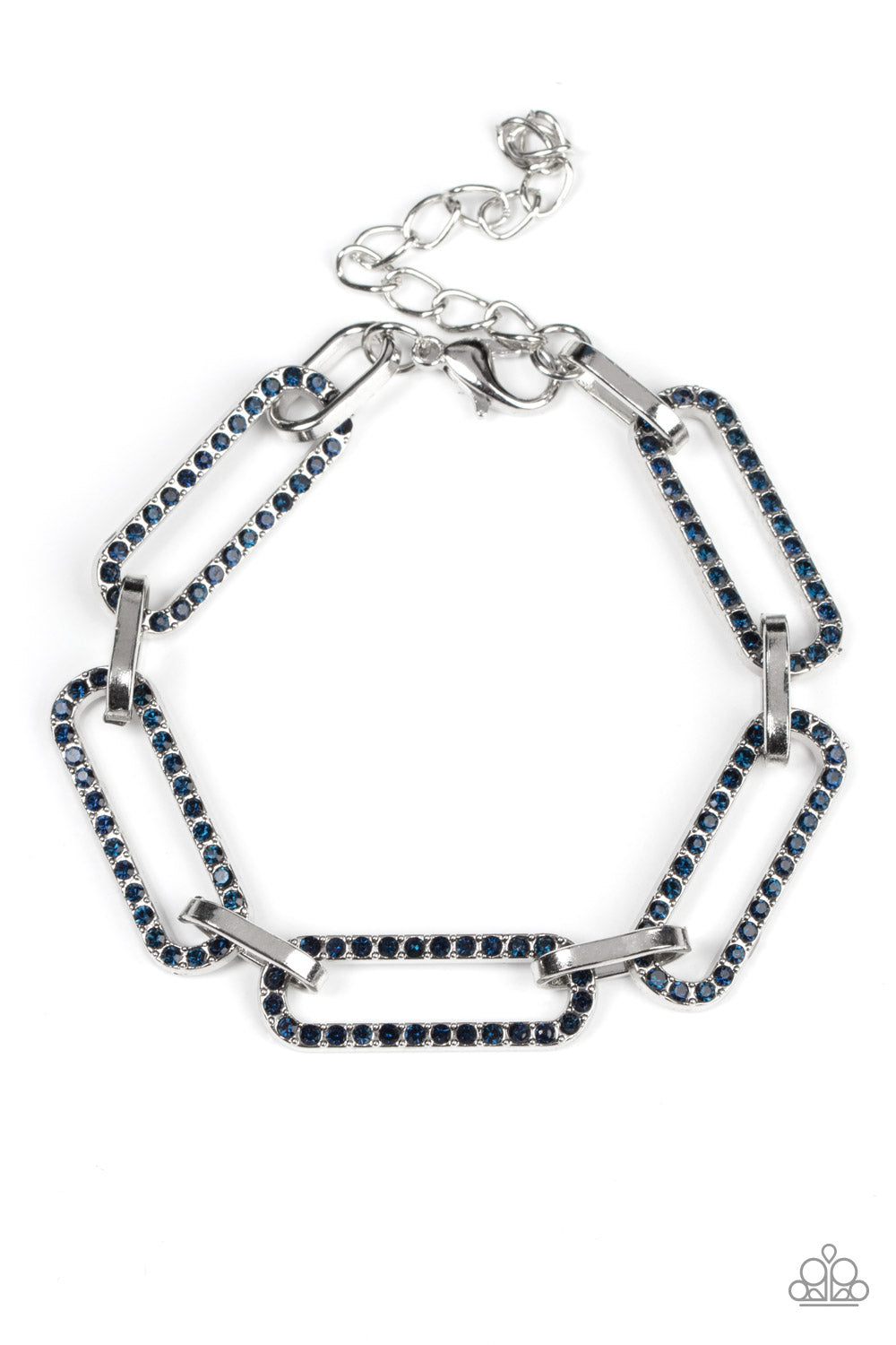 Still Not OVAL You - Blue Paparazzi Bracelet