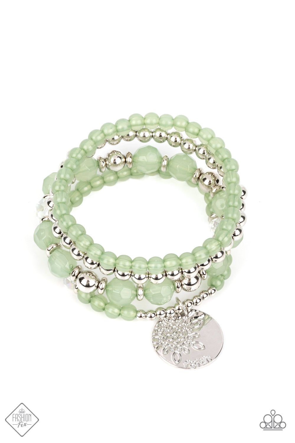 Paparazzi Surfer Style - Green Bracelet