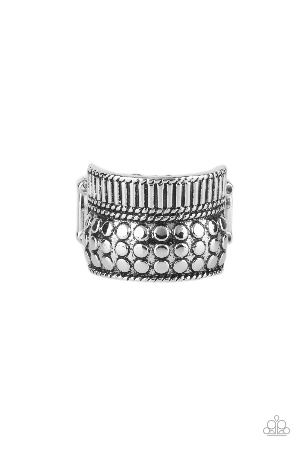 Paparazzi Tenacious Texture - Silver Ring