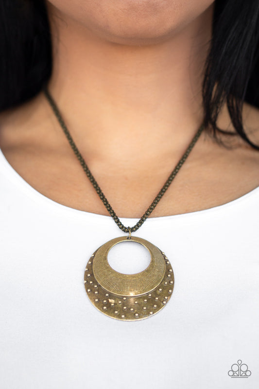 Texture Trio - Multi - Paparazzi Necklace