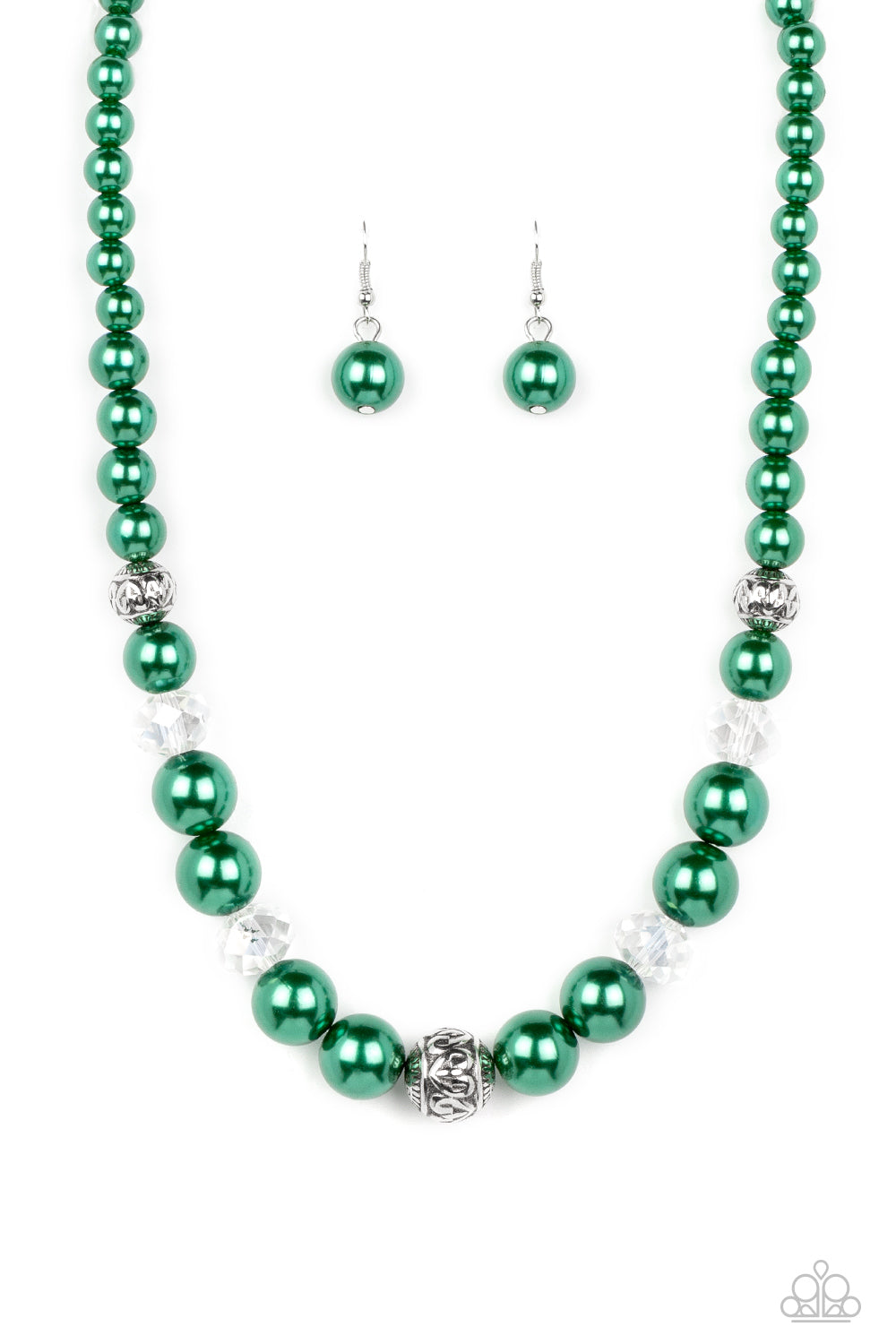Paparazzi The NOBLE Prize - Green Necklace