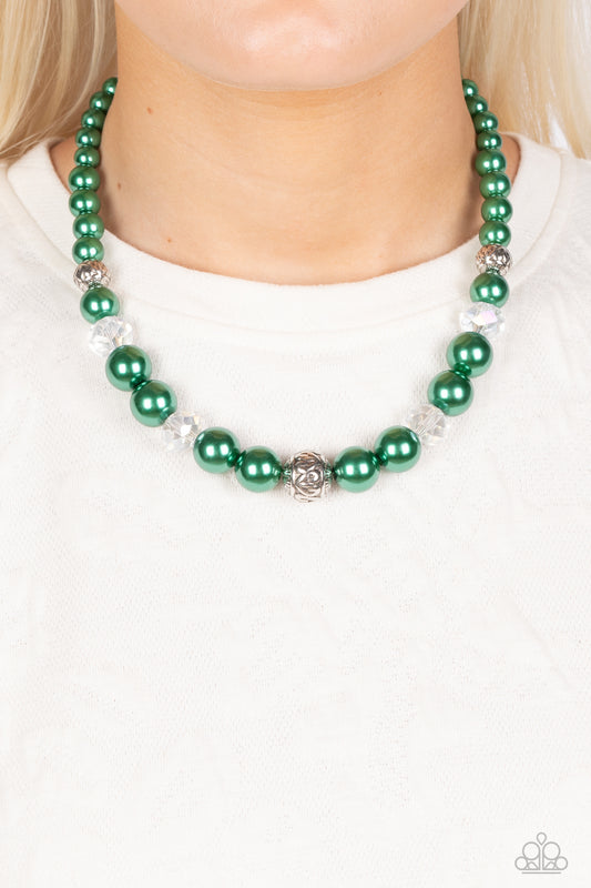 Paparazzi The NOBLE Prize - Green Necklace