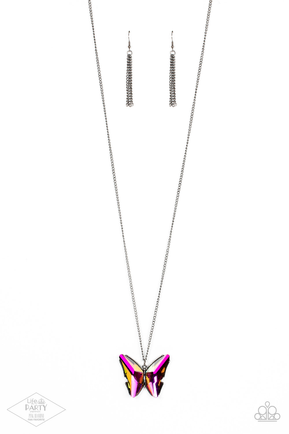 The Social Butterfly Effect - Multi Paparazzi Necklace