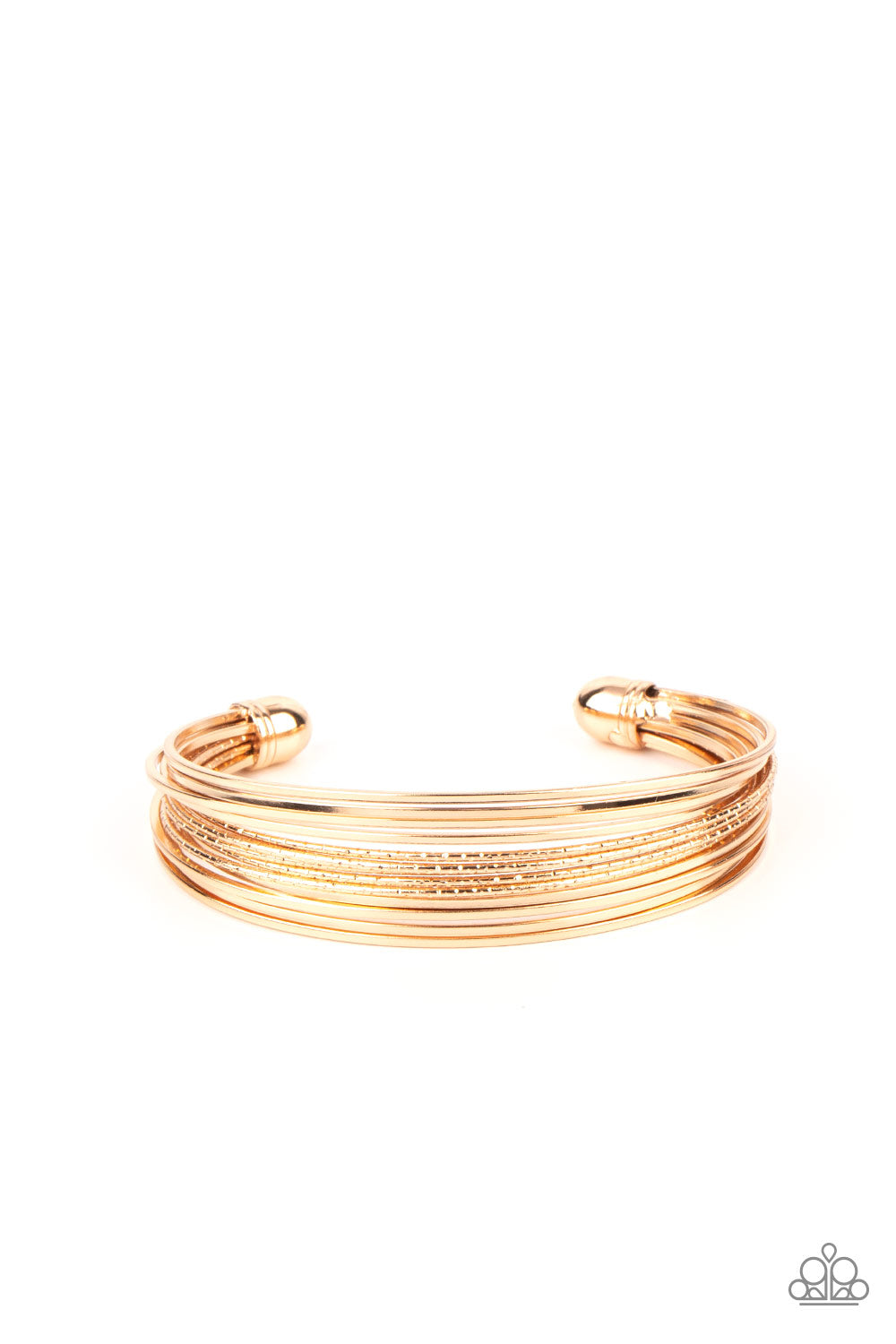 This Girl is on WIRE - Gold Paparazzi Bracelet