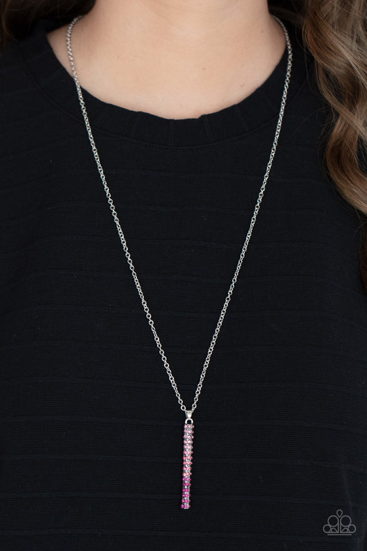 Tower Of Transcendence - Pink - Paparazzi Necklace