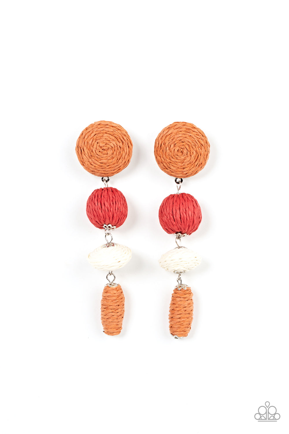 Twine Tango - Multi Paparazzi Earrings