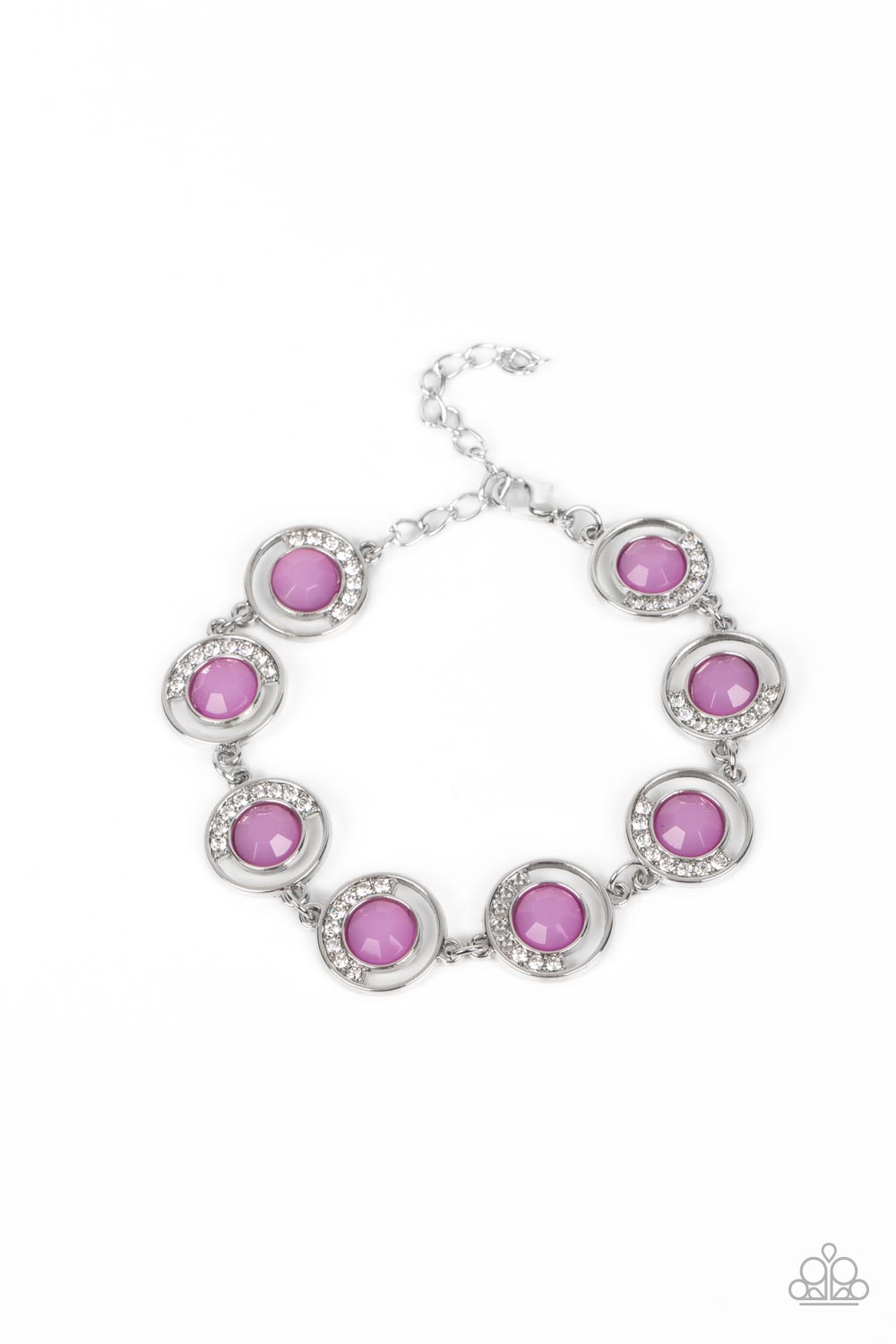 Twinkling Trajectory - Purple Paparazzi Bracelet