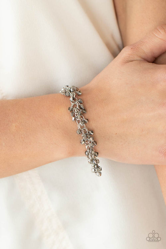 Twinkly Twilight - Silver Paparazzi Bracelet
