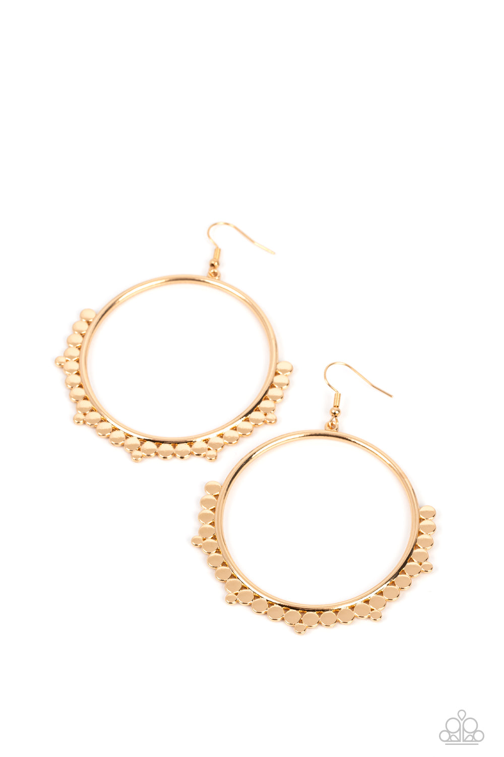 Paparazzi Ultra Untamable - Gold Earrings