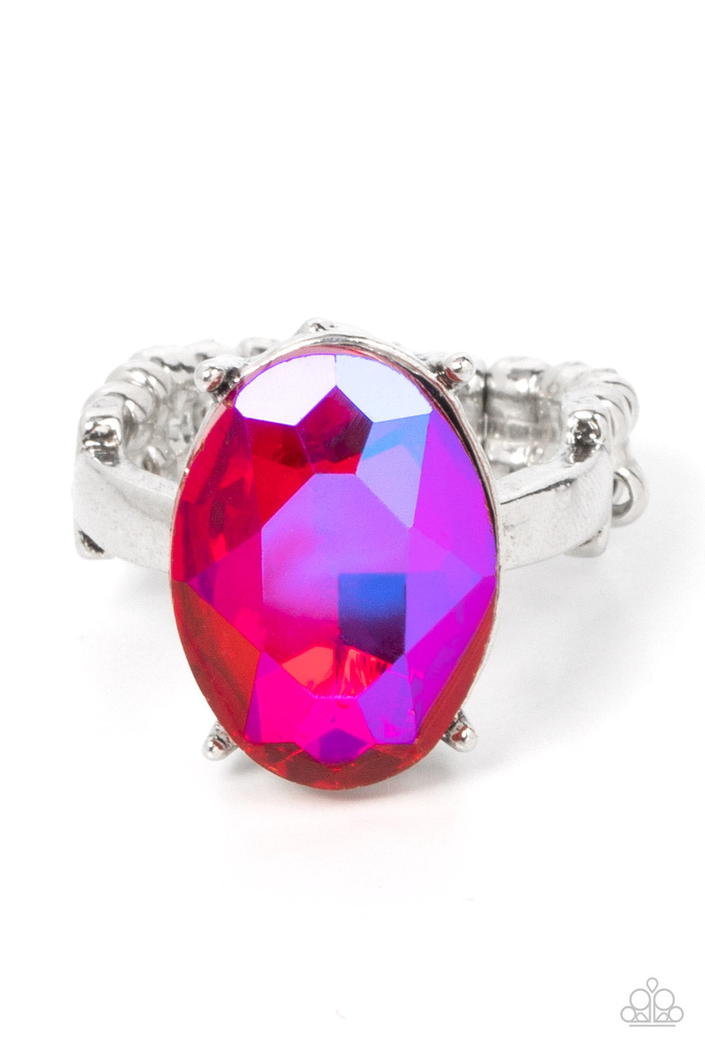 Updated Dazzle - Pink Paparazzi Ring