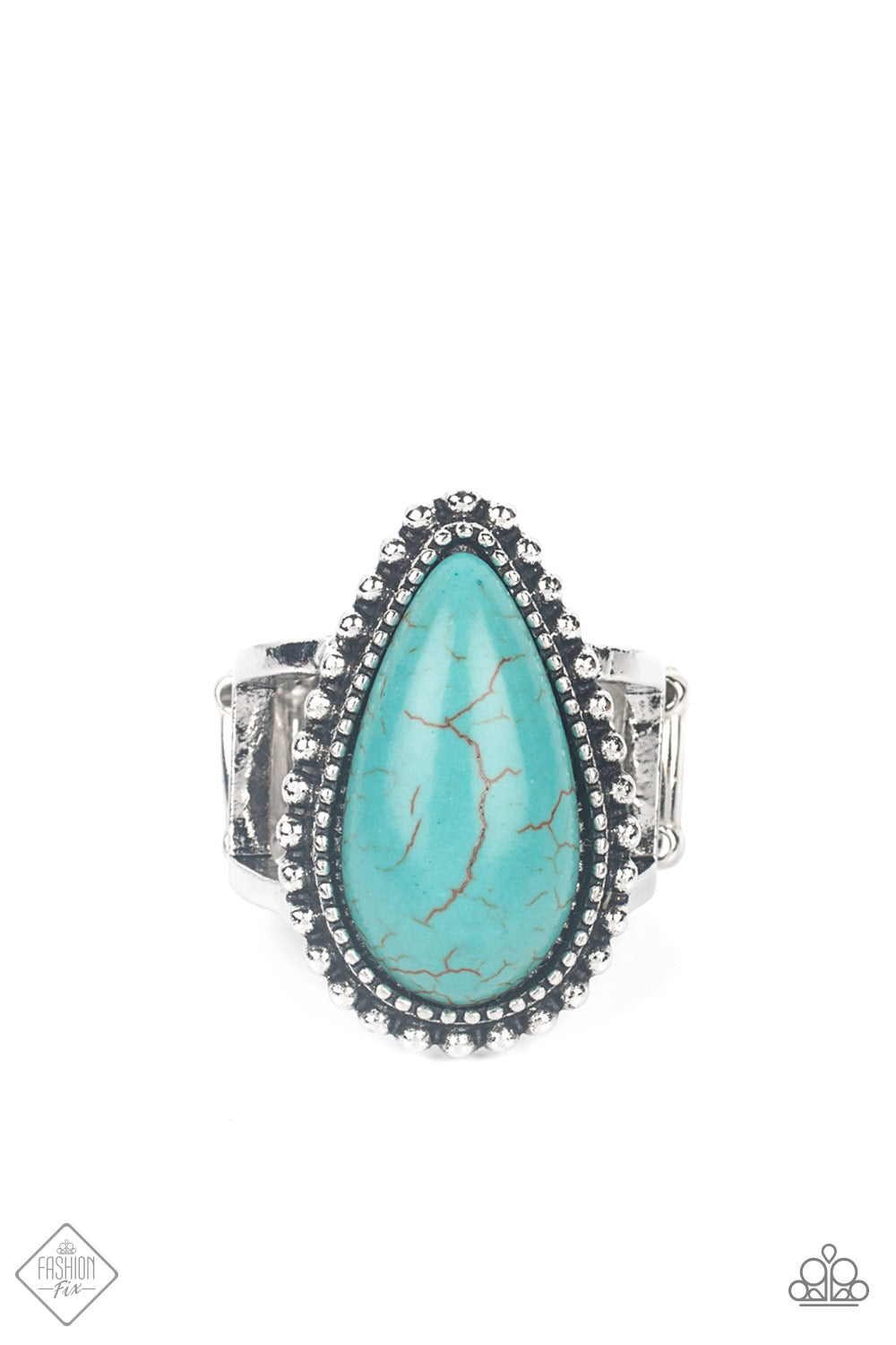 Urban Elements - Blue Paparazzi Ring