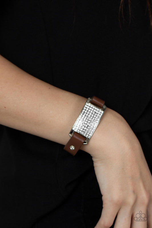 Paparazzi Urban Rivalry - Brown Bracelet