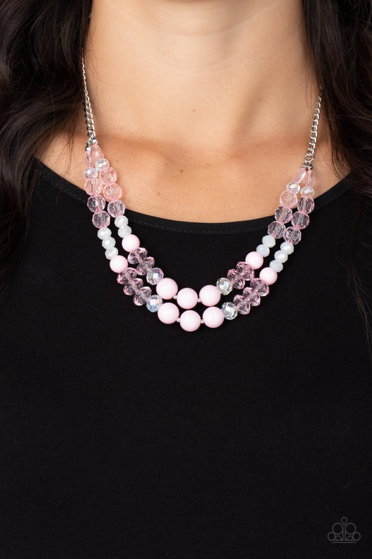 Vera-CRUZIN - Pink Paparazzi Necklace