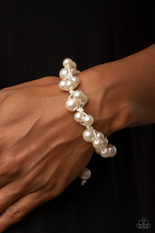Vintage Versatility - White - Paparazzi Bracelet