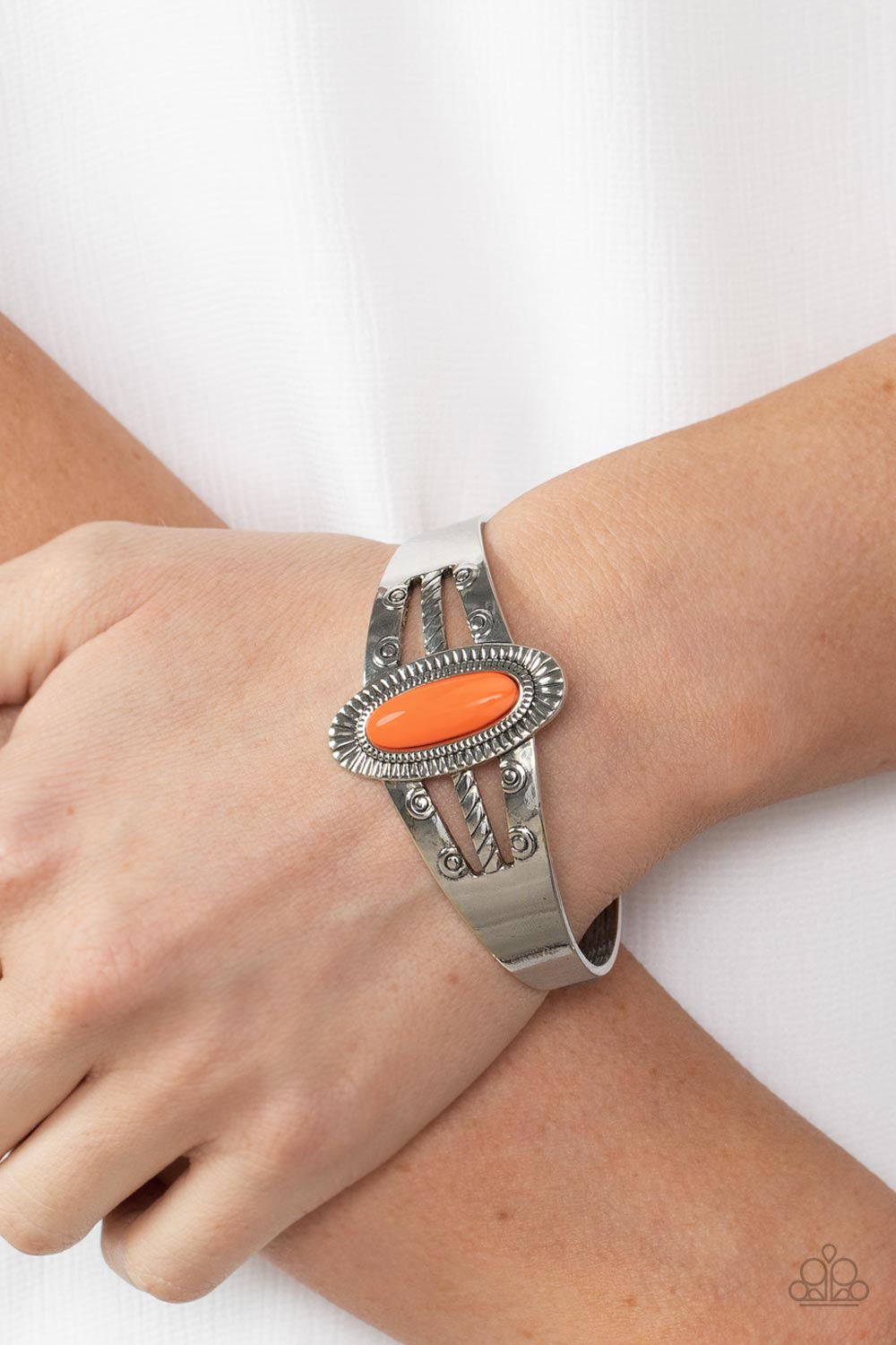 Wanderlust Walkabout - Orange Paparazzi Bracelet