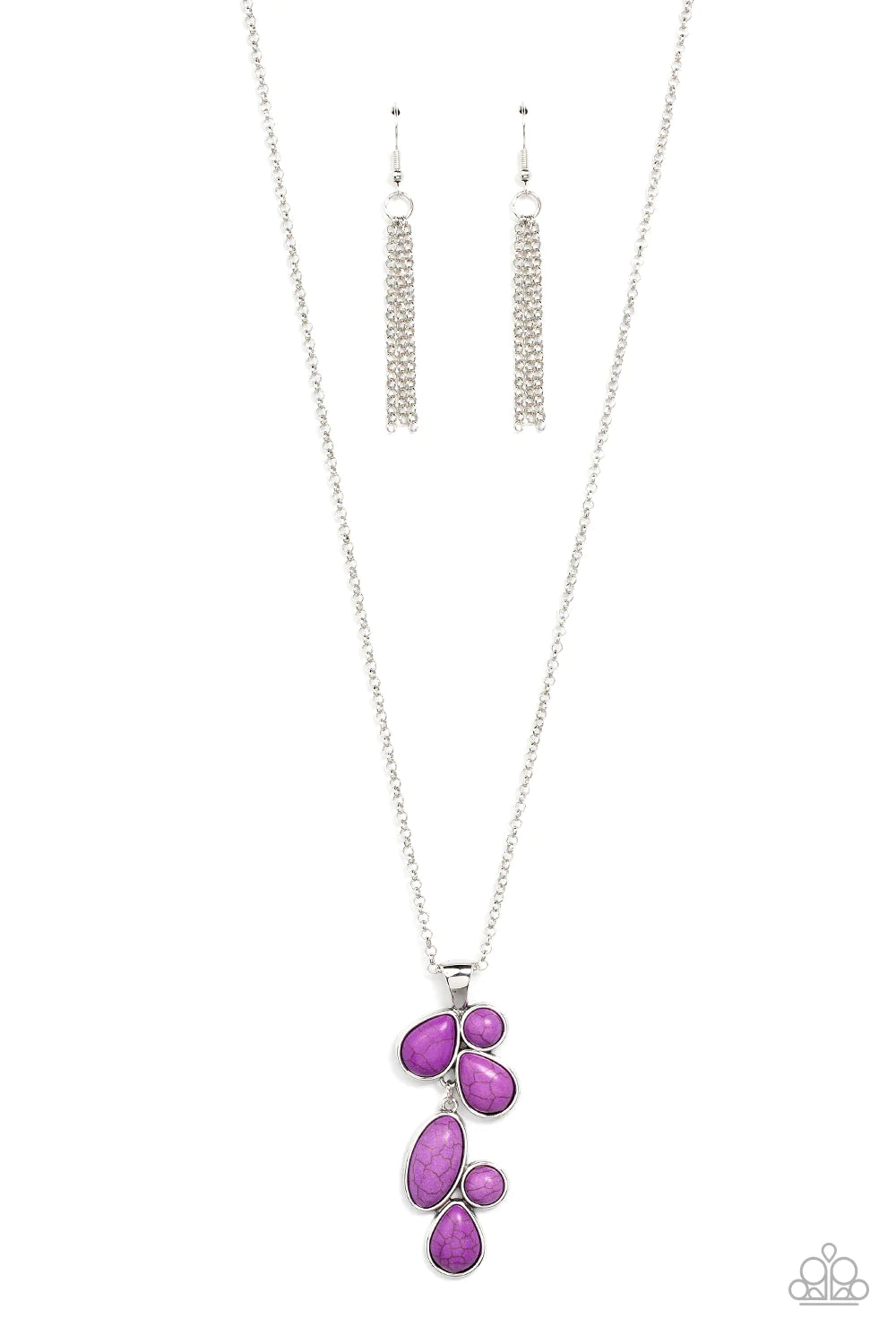 Paparazzi Wild Bunch Flair - Purple Necklace