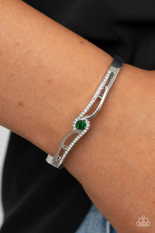 Top-Shelf Shimmer - Green Paparazzi Bracelet